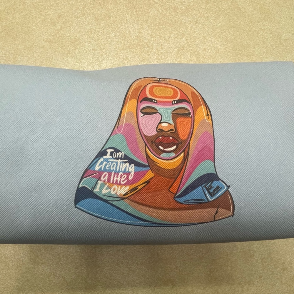Pinklomein top zip makeup bag